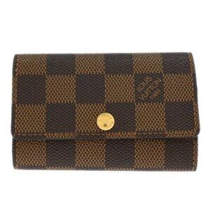 Louis Vuitton Damier Multicles 6 Key Case N62630 CT4151 Small Good 117014